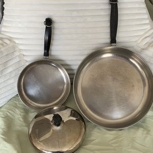 Faberware Stainless Steel Sauté Pans - Set of 2